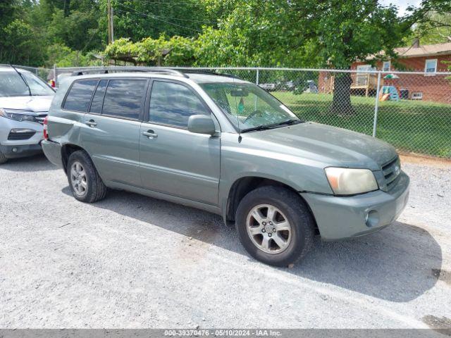  Salvage Toyota Highlander