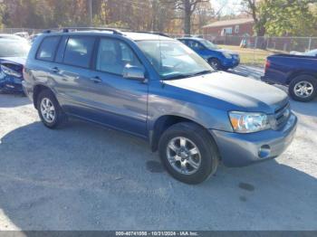  Salvage Toyota Highlander