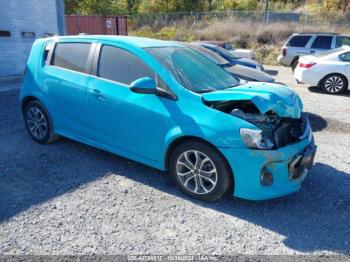  Salvage Chevrolet Sonic