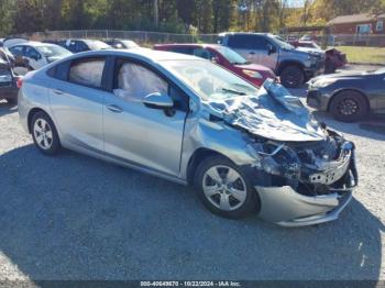  Salvage Chevrolet Cruze