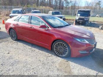  Salvage Lincoln MKZ