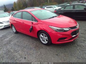  Salvage Chevrolet Cruze