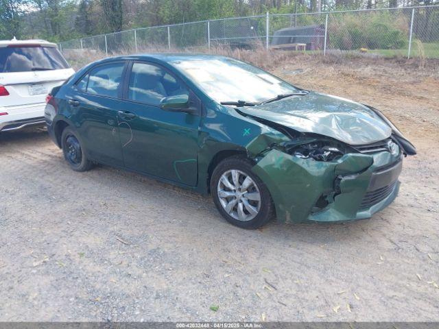  Salvage Toyota Corolla
