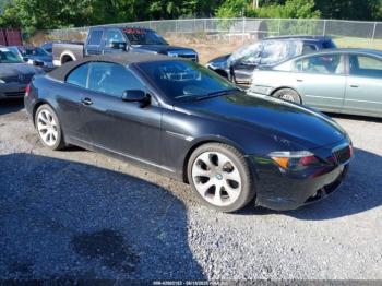  Salvage BMW 6 Series