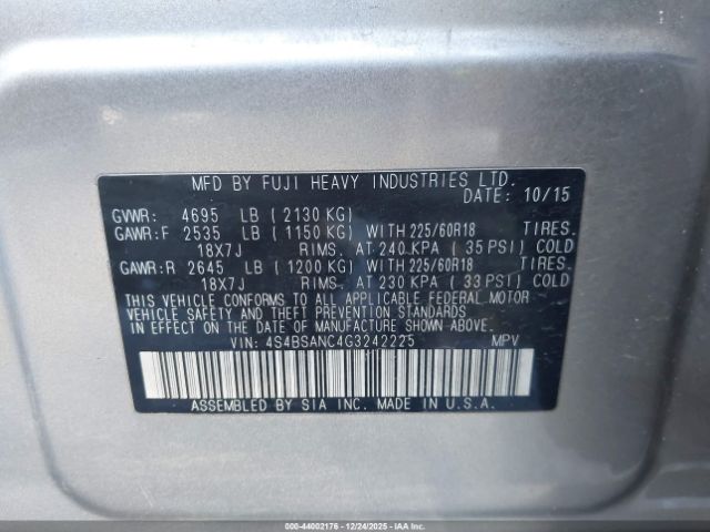 Subaru Outback 2.5i Limited Image 5