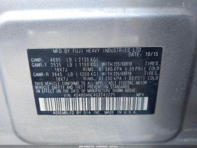 Subaru Outback 2.5i Limited Image 5