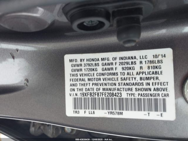 Honda Civic Ex Image 10