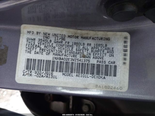 Toyota Corolla Ce Image 2