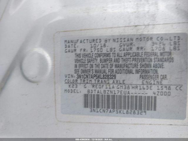 Nissan Versa 1.6 Sv Image 5