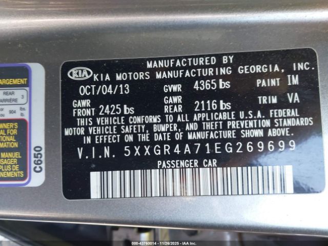 Kia Optima Sx Image 16