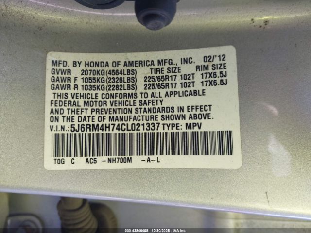 Honda CR-V Ex-l Image 14