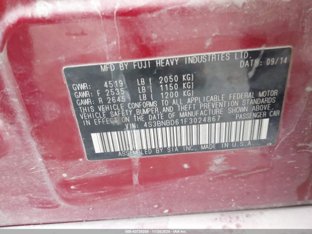 Subaru Legacy 2.5i Premium Image 11