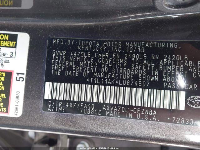 Toyota Camry Le Image 7