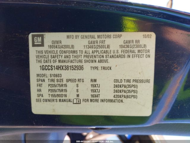 Chevrolet S-10 Image 12