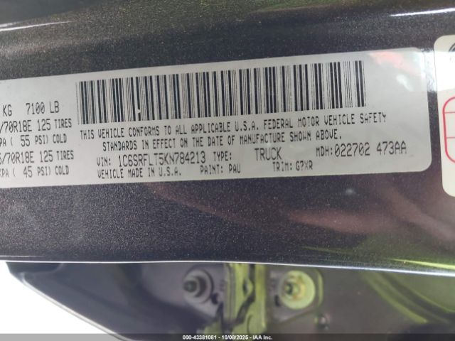 Ram 1500 Rebel  4x4 5'7 Box Image 15